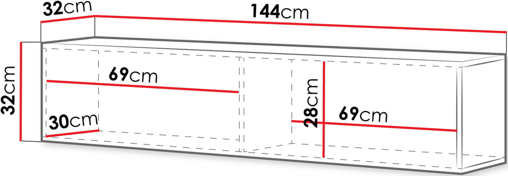 Έπιπλο Τηλεόρασης Govi 140-Κασμίρ