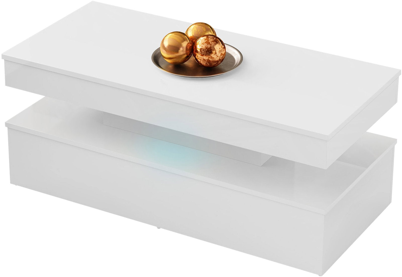 Τραπεζάκι σαλονιού Glossa 2D με LED-Leuko-Leuko gualistero