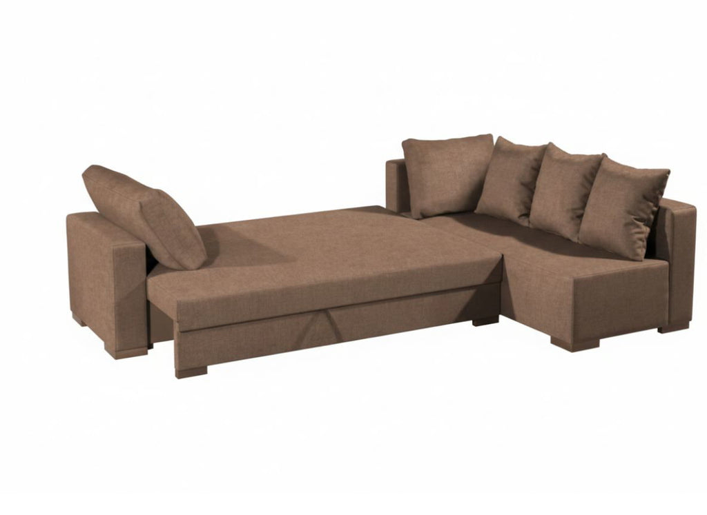 Γωνιακός καναπές Trendy-Αριστερή-265φ 165β εκ.-MInk