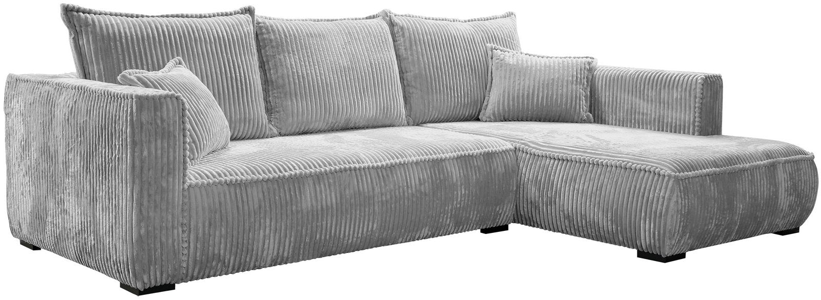 Γωνιακός Καναπές Modena-Γκρι Ανοιχτό-Δεξιά
