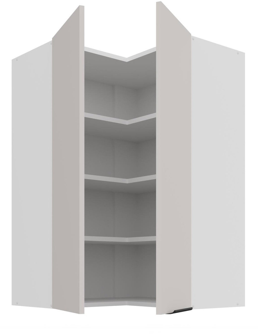 Κρεμαστό ντουλάπι γωνιακό Varena 60x60 GN 90 2F