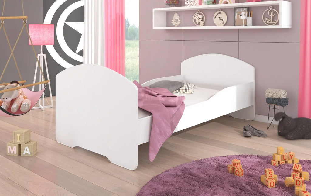 Παιδικό Κρεβάτι Belossi I-Λευκό-160 x 80-Χωρίς προστατευτικό