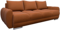 Καναπές Logo III Τριθέσιος-Πορτοκαλί