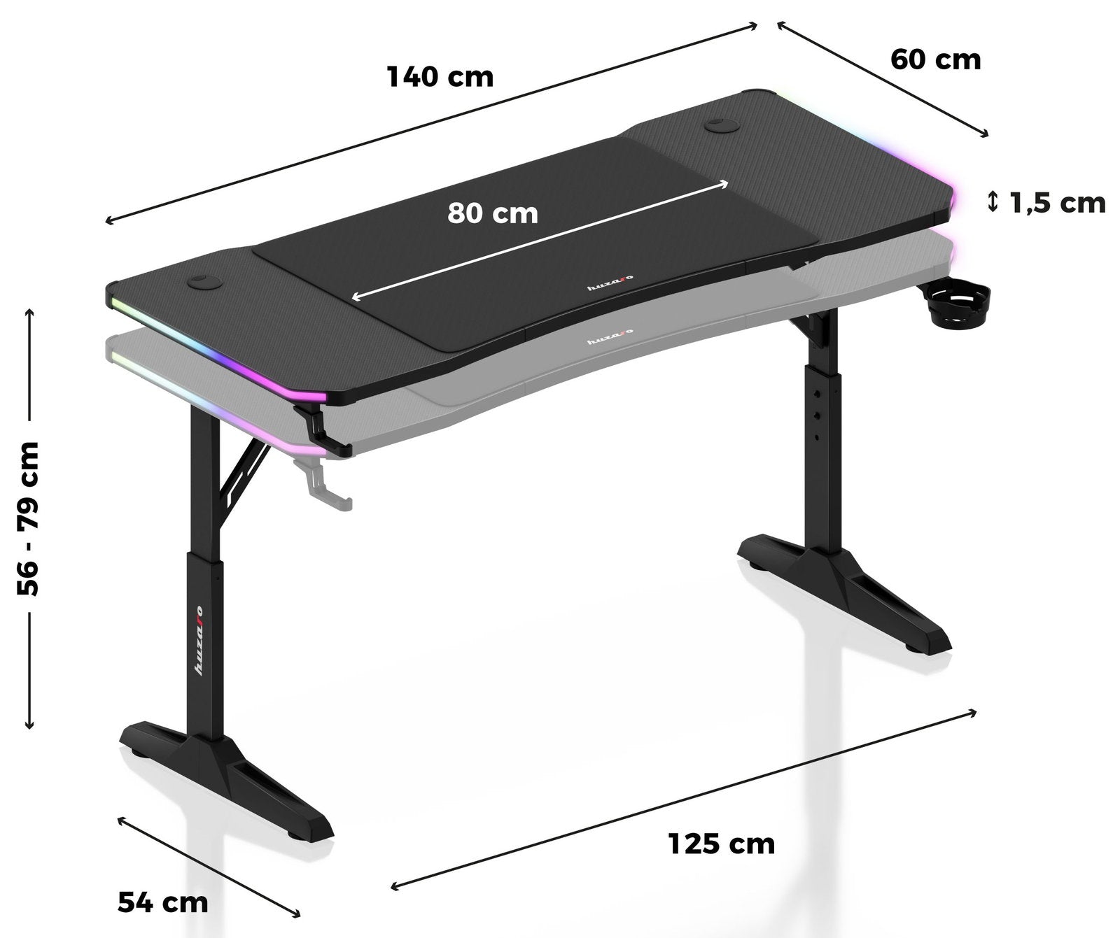 Γραφείο Gaming Hero 3.6 RGB