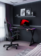 Γραφείο Gaming Hero 2.3 RGB – Μαύρο