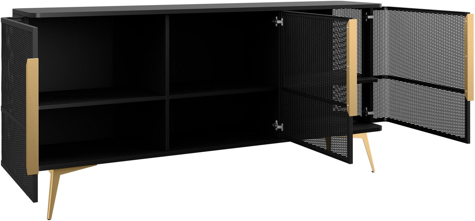 Μπουφές Modera 3D-Μαύρο