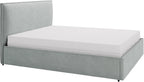 Επενδυμένο Κρεβάτι Bianco Grant-Γκρι Ανοιχτό-180 x 200