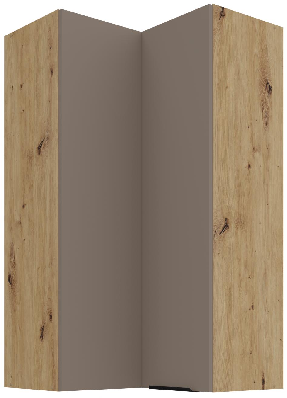 Κρεμαστό ντουλάπι γωνιακό Arianna 60x60 GN 108 2F-Γκρέζ