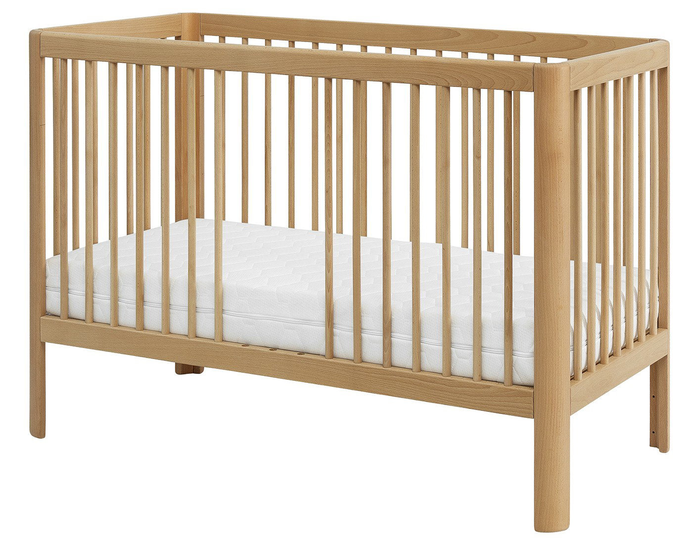 Βρεφικό Κρεβάτι Puri-60x120-Καφέ