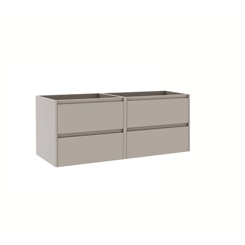 DYMA 120 Έπιπλο Μπάνιου 120cm Chestnut με 4 Συρτάρια & Νιπτήρα KARAG