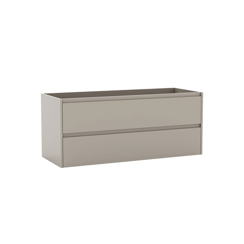 DYMA 120 Έπιπλο Μπάνιου 120cm Walnut Brown με 2 Συρτάρια & Νιπτήρα KARAG