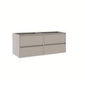 DYMA 120 Έπιπλο Μπάνιου 120cm Walnut Brown με 4 Συρτάρια KARAG
