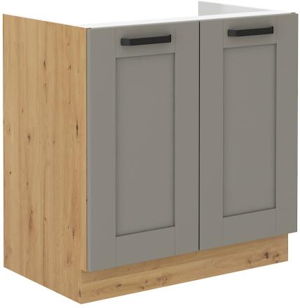 Επιδαπέδιο ντουλάπι νεροχύτη Nelor 80 ZL 2F BB