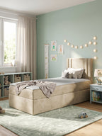 Επενδυμένο κρεβάτι Carmen Mini-Mpez-90 x 200-Aristera