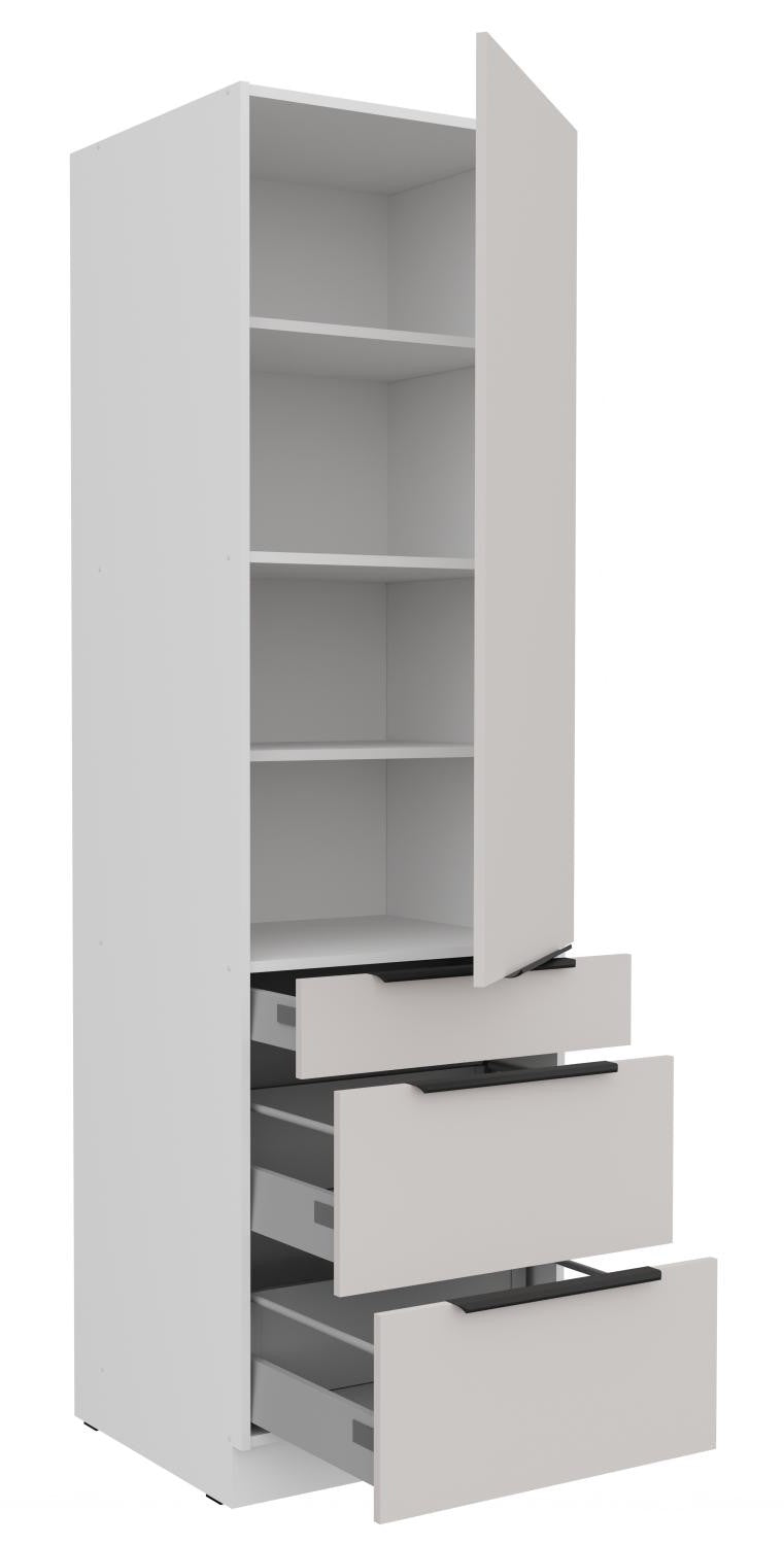 Επιδαπέδιο ντουλάπι Varena 60 DKS 210 3S 1F