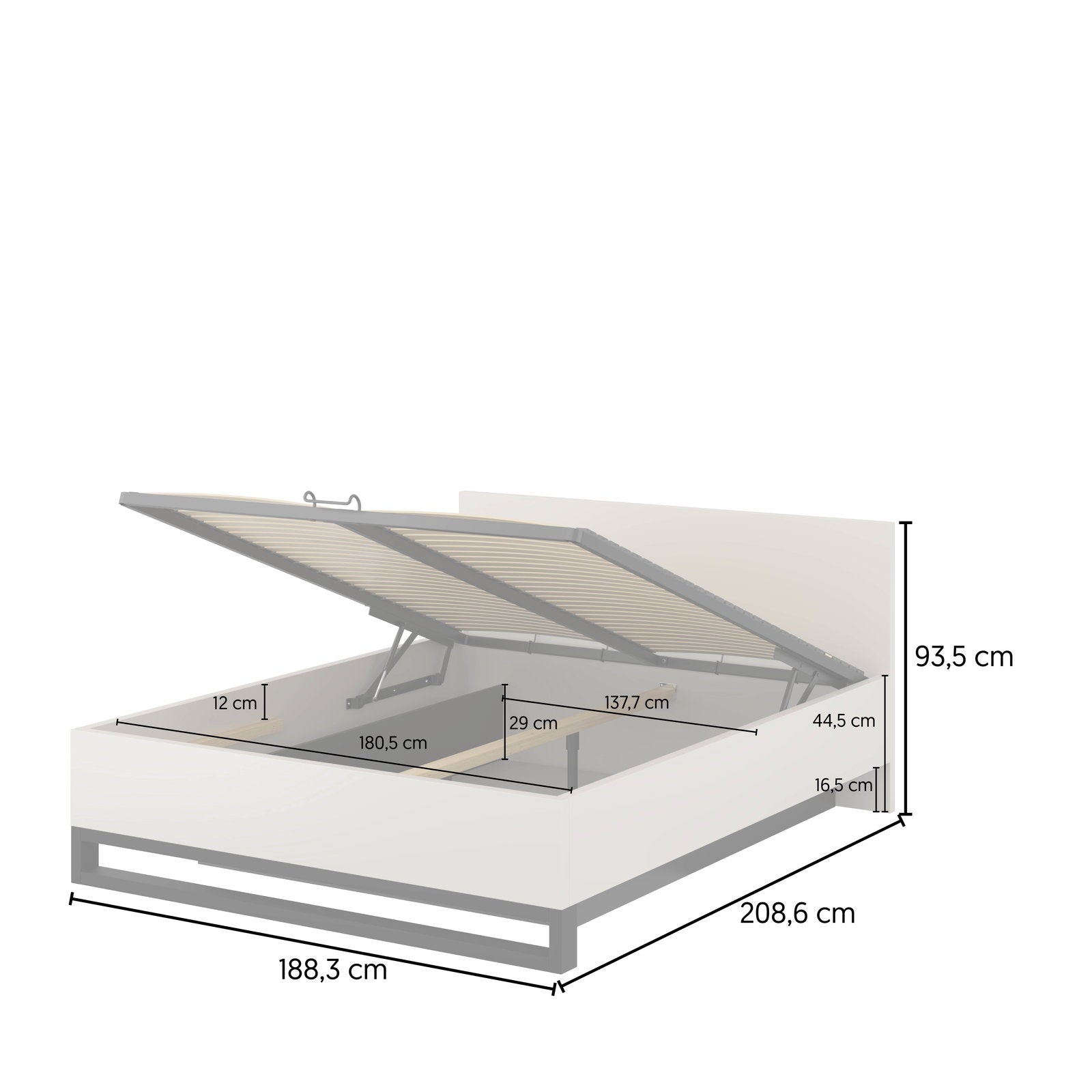 Κρεβάτι Halle-Φυσικό-180 x 200