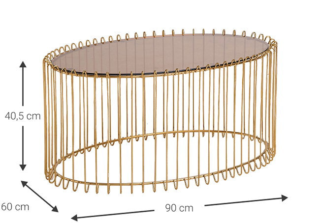 Τραπεζάκι σαλονιού Temporal Oval