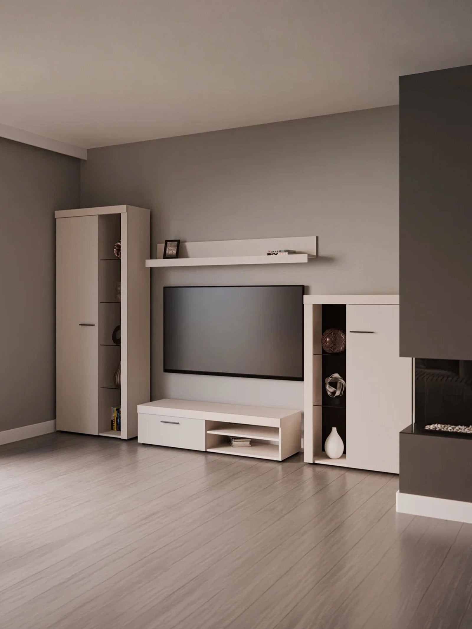 Σύνθετο σαλονιού Yosemite-Μπεζ
