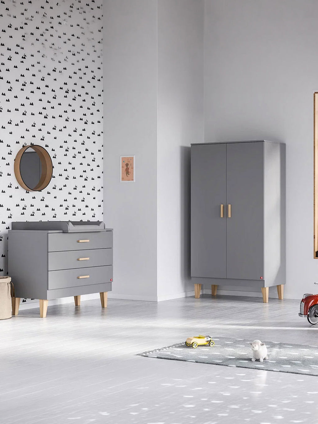 Σετ βρεφικού δωματίου Lounge Grey