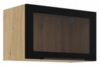 Κρεμαστή βιτρίνα Universal 60 GUS 36 MDF 1F-Φυσικό – Μαύρο
