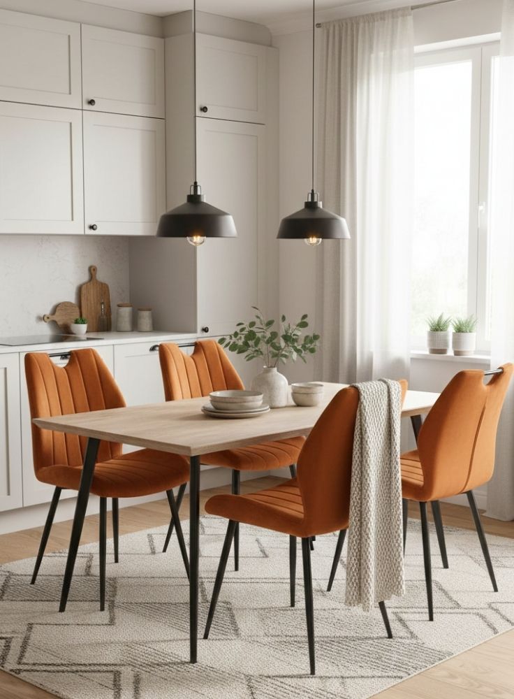 Καρέκλα Arco Velvet-Kafe