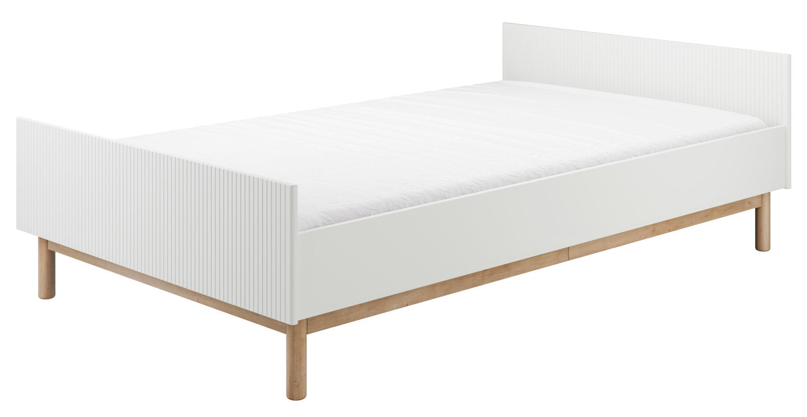 Παιδικό Κρεβάτι Miloo-120x200-Λευκό