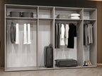 Ντουλάπα Alicante-Cashmere - Χρυσό-Μήκος: 300εκ