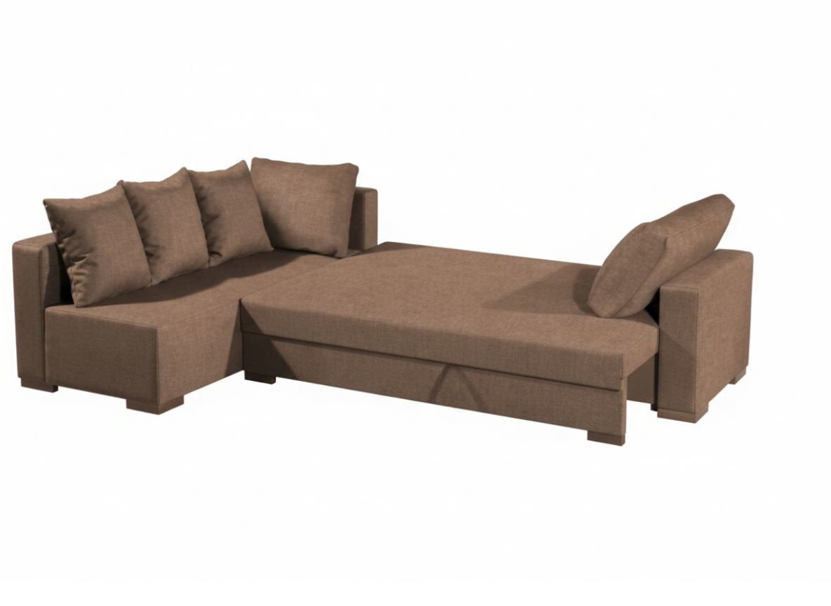 Γωνιακός καναπές Trendy-Δεξιά-285φ 185β εκ.-MInk