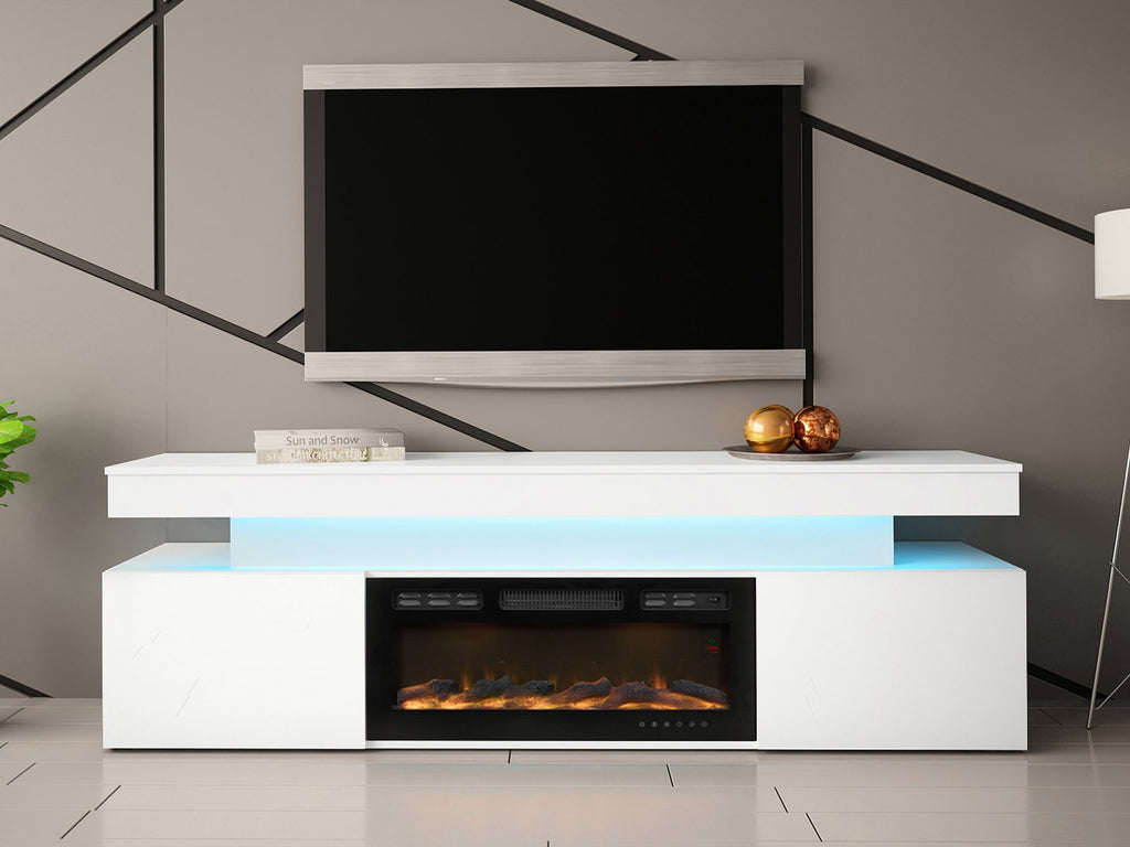 Έπιπλο τηλεόρασης Glossa 2D 190 plus-Leuko Gualistero