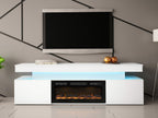 Έπιπλο τηλεόρασης Glossa 2D 190 plus-Leuko Gualistero