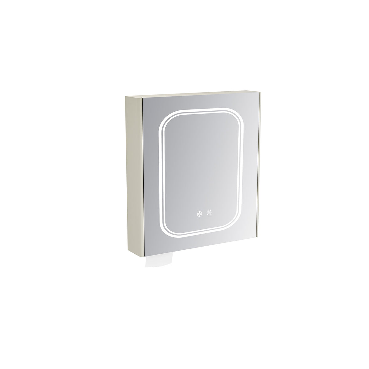 Καθρέπτης PVC Cream White SIMPLA 55 KARAG