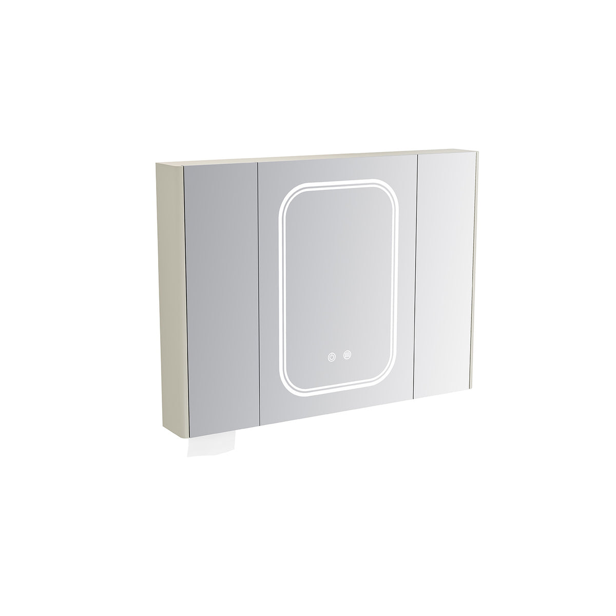 Καθρέπτης PVC Cream White SIMPLA 95 KARAG