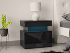 Κομοδίνο Glossa 1S με LED-Mauro gualistero