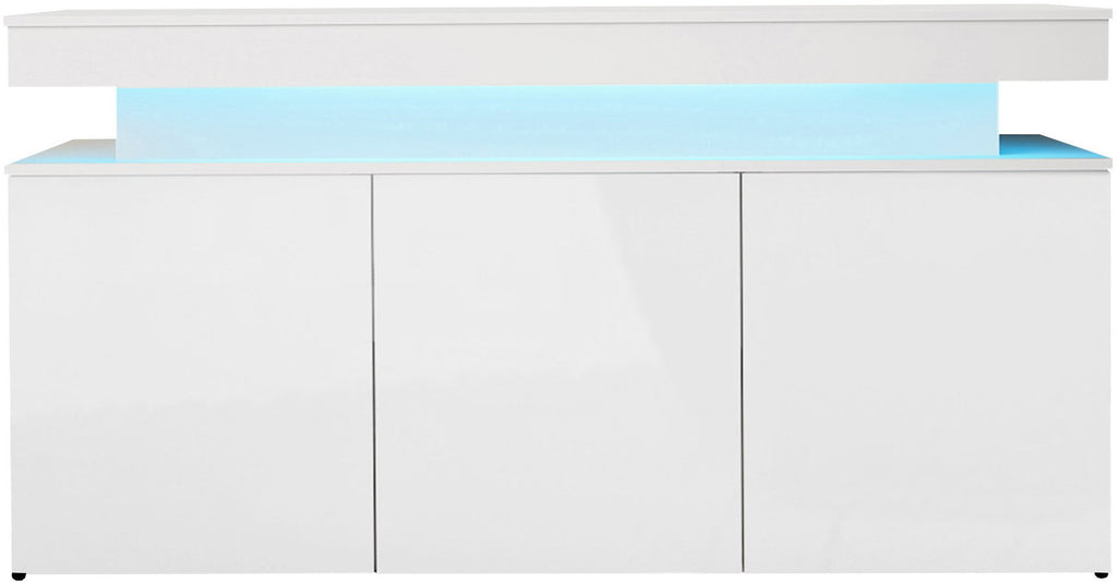 Μπουφές Glossa 160 με LED-Leuko