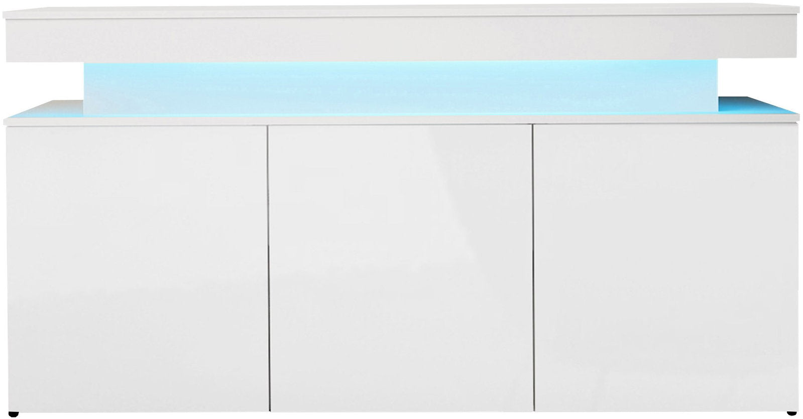 Μπουφές Glossa 160 με LED-Leuko