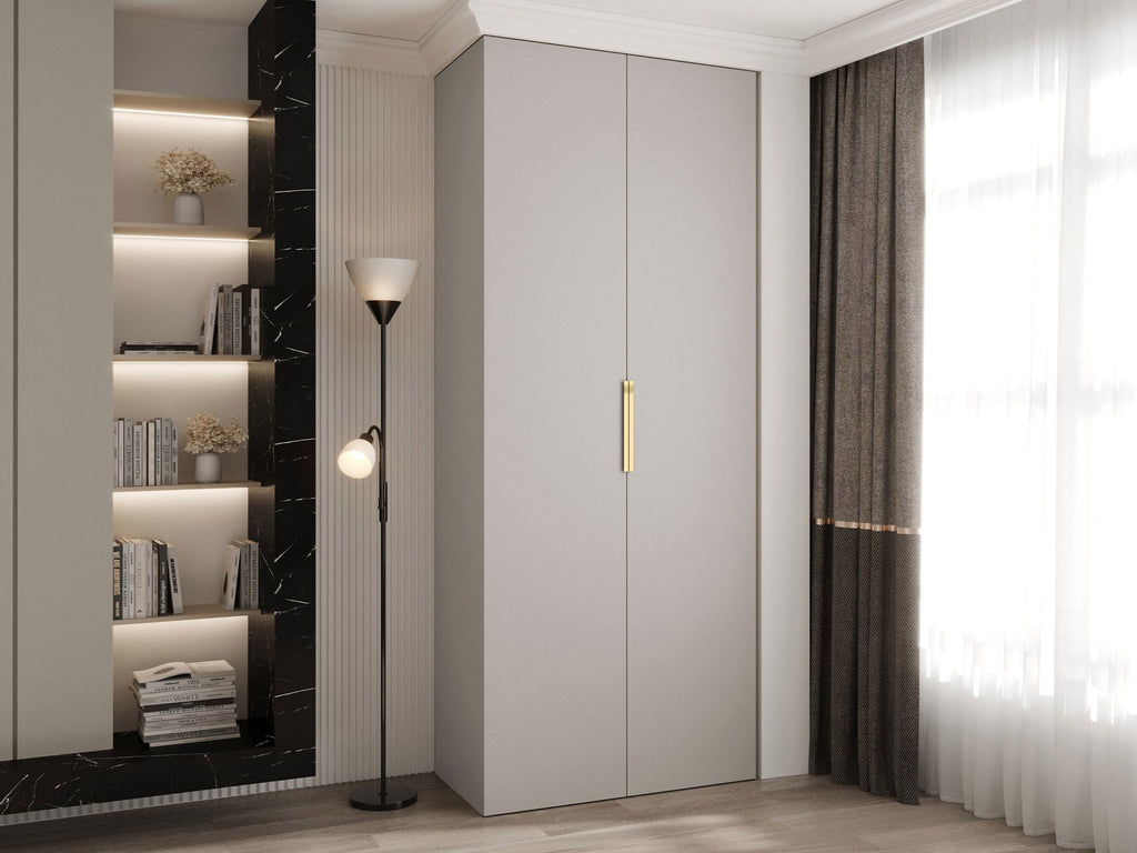 Ντουλάπα Como IV-Cashmere - Χρυσό-Μήκος: 100εκ