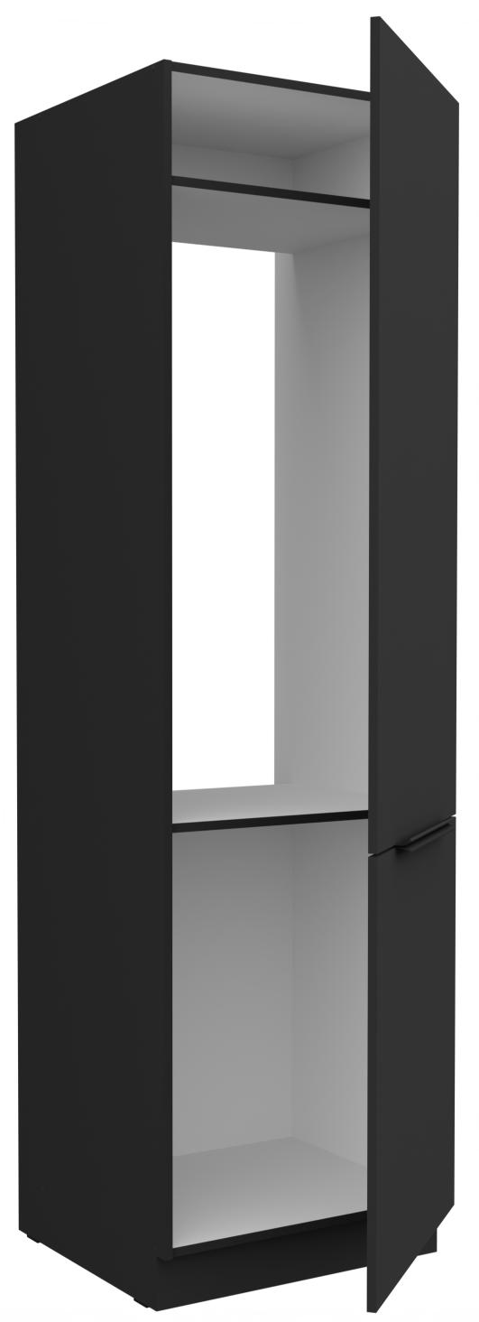 Επιδαπέδιο ντουλάπι Arianna 60 LO 210 2F-Μαύρο