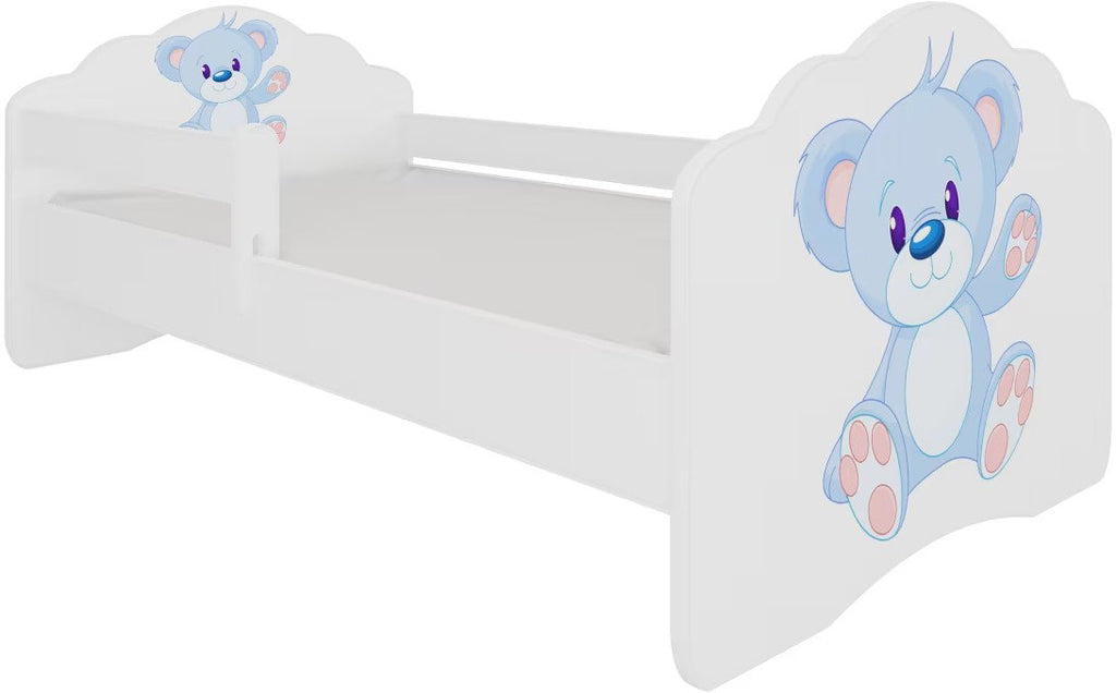 Παιδικό Κρεβάτι Leomari I-Teddy Bear-Με προστατευτικό-160 x 80