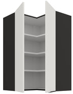 Κρεμαστό ντουλάπι γωνιακό Arianna 60x60 GN 90 2F-Λευκό