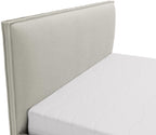 Επενδυμένο Κρεβάτι Bianco Grant-Μουσταρδί-140 x 200