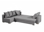 Γωνιακός καναπές Trendy-Δεξιά-285φ 185β εκ.-Γκρι Anoixto