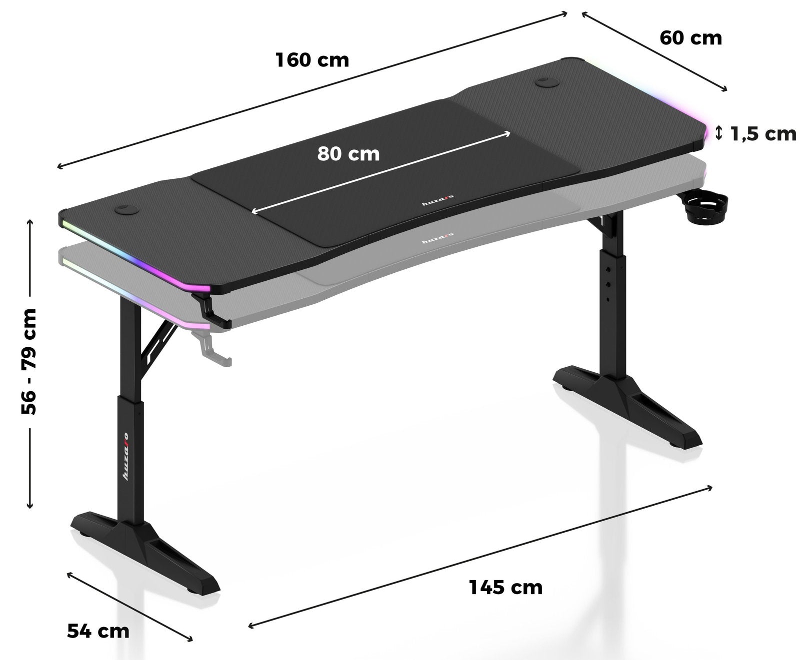 Γραφείο Gaming Hero 4.6 RGB