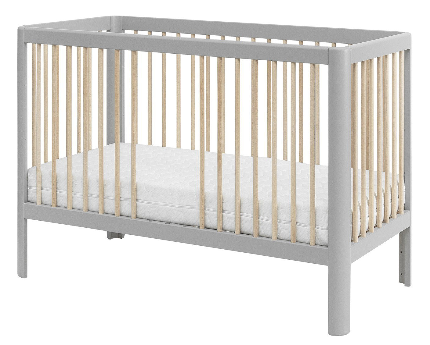 Βρεφικό Κρεβάτι Puri-60x120-Γκρί