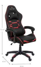 Καρέκλα Gaming Raptor Inferno-Kokkino