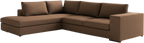 Γωνιακός καναπές Carla-Δεξιά-280φ 220β-MInk