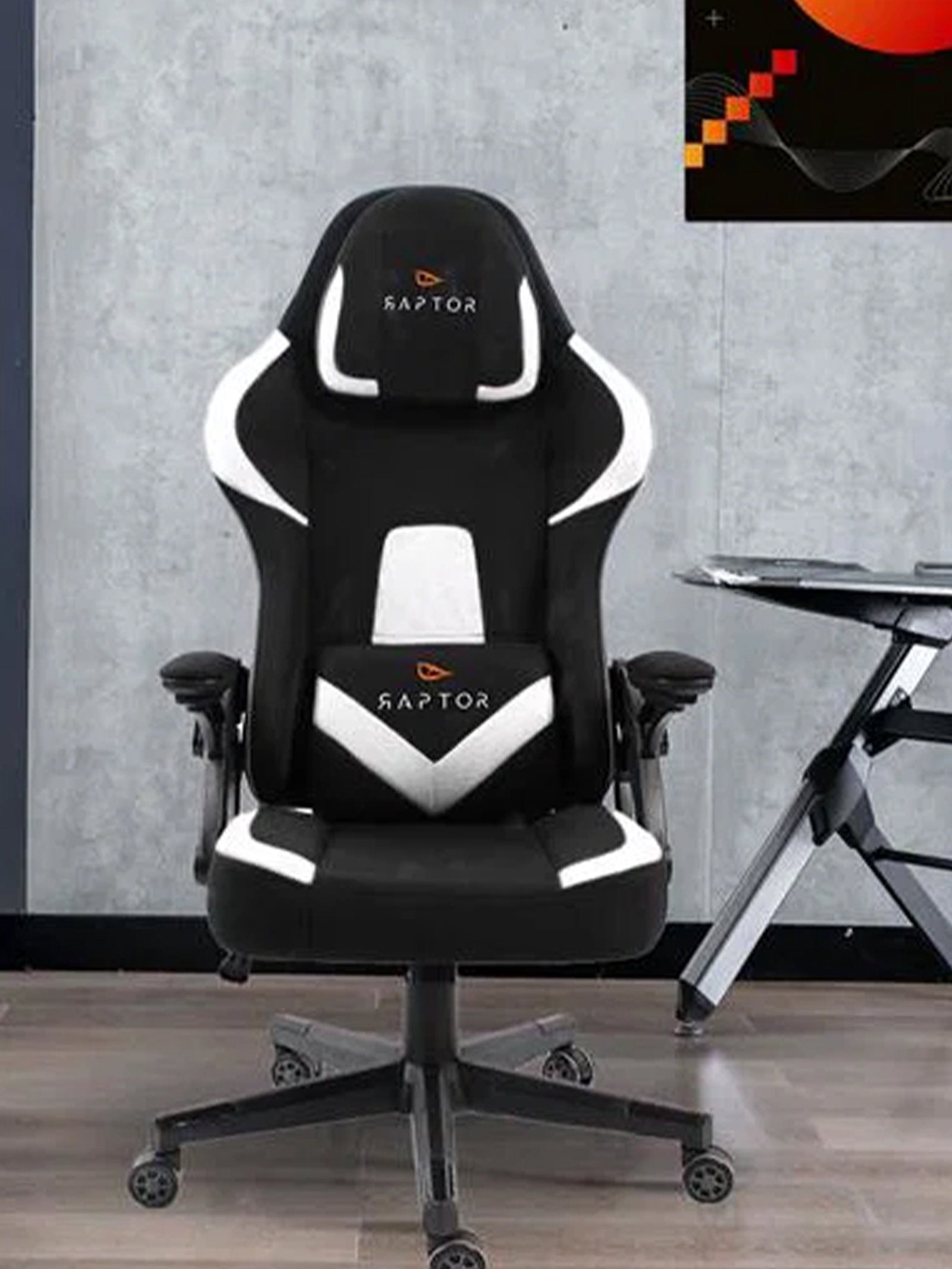 Καρέκλα Gaming Raptor Fury-Λευκό