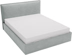 Επενδυμένο Κρεβάτι Bianco Grant-Γκρι Ανοιχτό-140 x 200