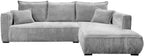 Γωνιακός Καναπές Modena-Γκρι Ανοιχτό-Δεξιά