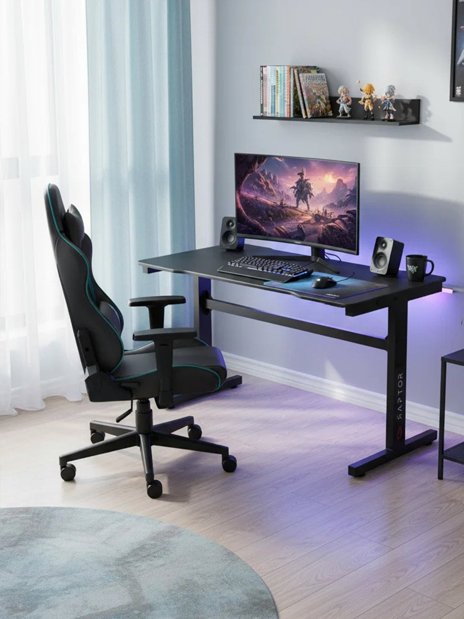 Γραφείο Gaming Raptor Falcon-Mauro