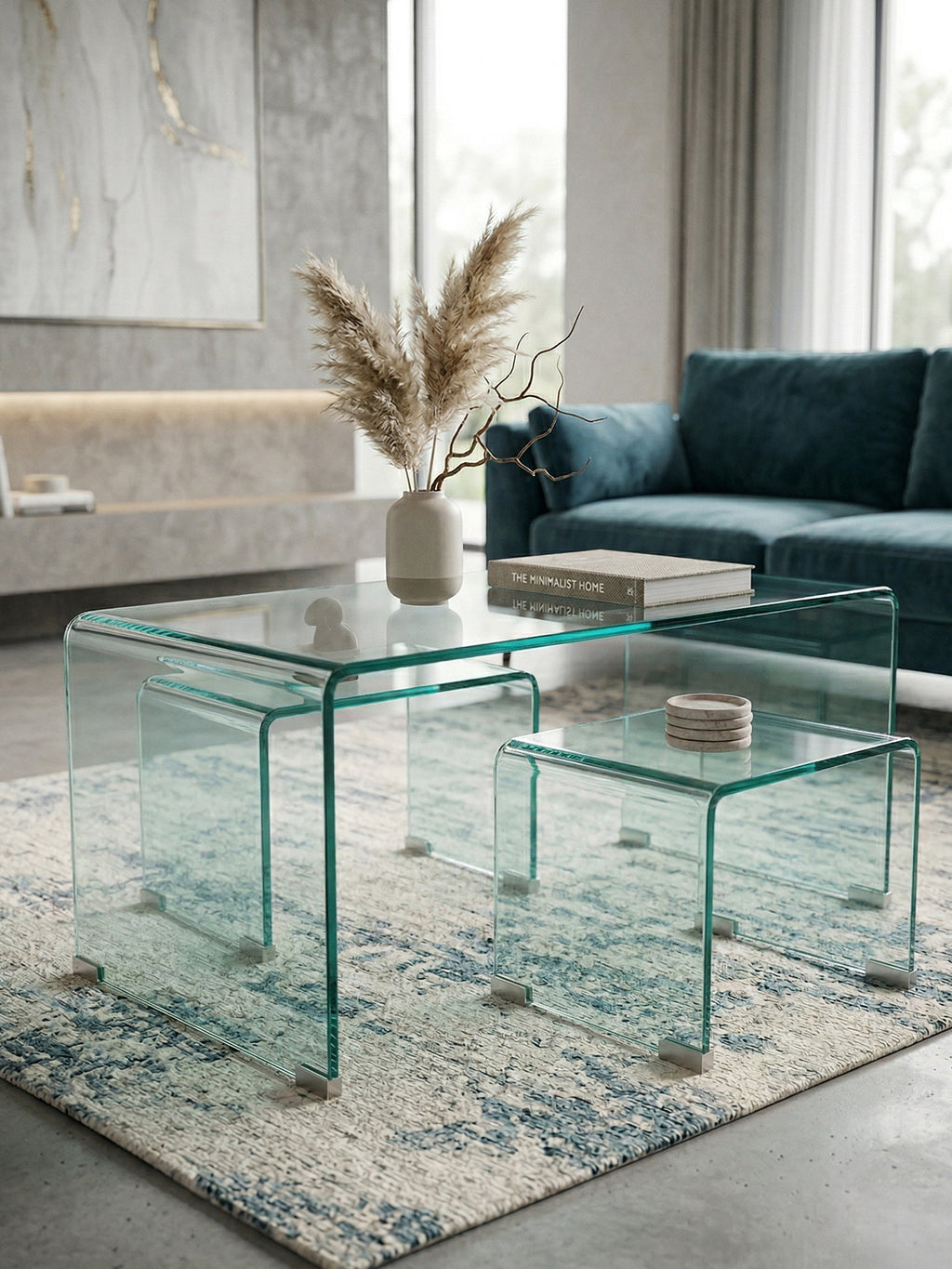 Τραπεζάκια σαλονιού Crystal Plus